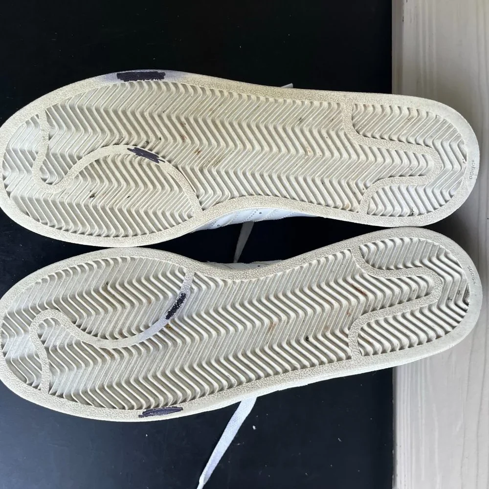 Adidas Men's White Superstar 2 Classic Shoes Sneakers Size 12 Style G17071